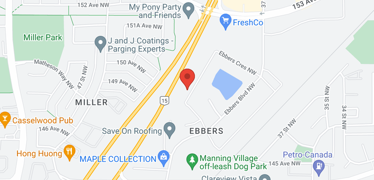 map of 851 EBBERS CR NW